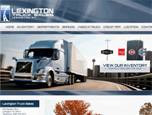 Tablet Screenshot of lextrucks.com